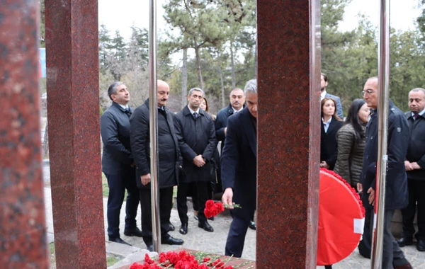 Məhəmməd Əmin Rəsulzadənin məzarının abadlaşdırılması istiqamətində kompleks işlər görülüb