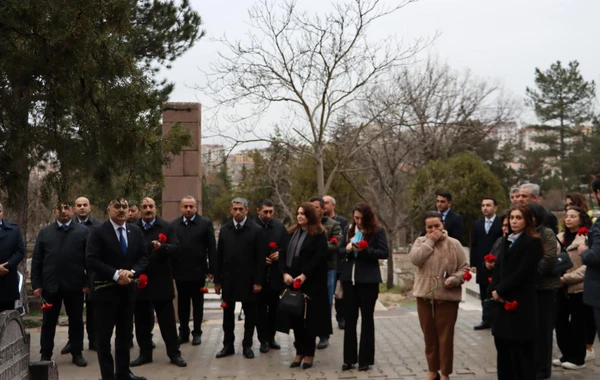 Məhəmməd Əmin Rəsulzadənin məzarının abadlaşdırılması istiqamətində kompleks işlər görülüb
