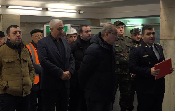 FHN metroda təlim keçirdi - FOTO\VİDEO