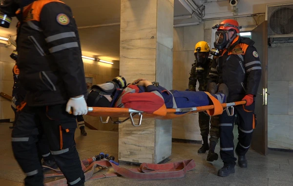 FHN metroda təlim keçirdi - FOTO\VİDEO
