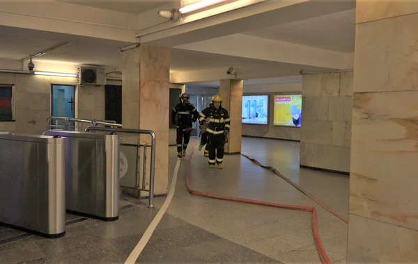 FHN metroda təlim keçirdi - FOTO\VİDEO