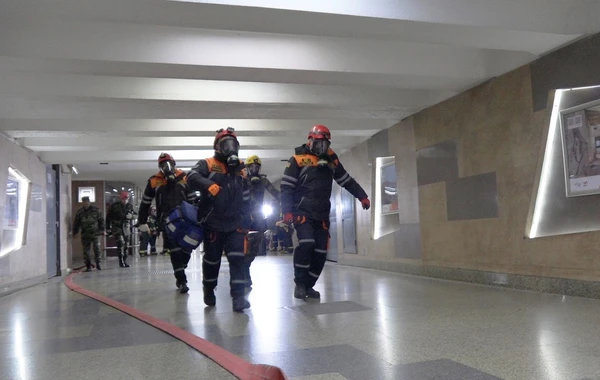 FHN metroda təlim keçirdi - FOTO\VİDEO