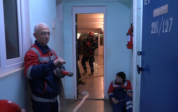FHN metroda təlim keçirdi - FOTO\VİDEO
