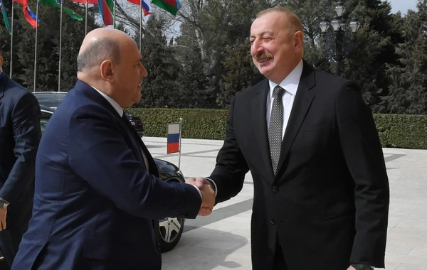 Prezident İlham Əliyev Rusiya Hökumətinin sədri ilə görüşüb - YENİLƏNİB - FOTO