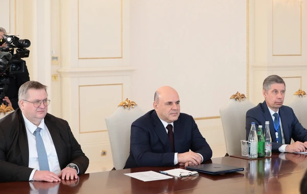 Prezident İlham Əliyev Rusiya Hökumətinin sədri ilə görüşüb - YENİLƏNİB - FOTO