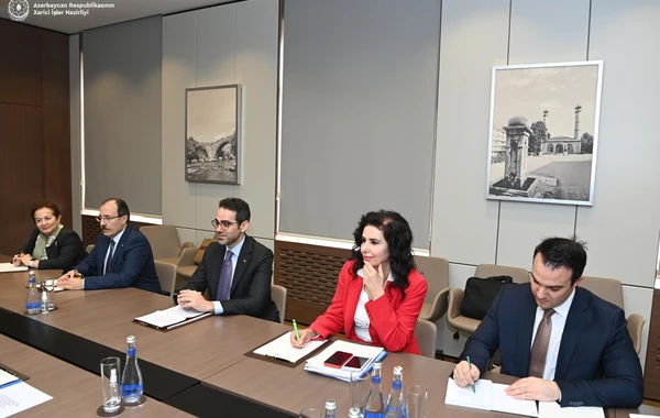 Ceyhun Bayramov Türkiyə nümayəndəsi ilə Azərbaycan-Ermənistan sülh prosesini müzakirə edib - FOTO