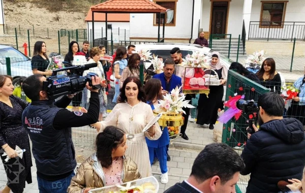 Laçında 32 ildən sonra ilk toy sədası eşidilib - FOTO