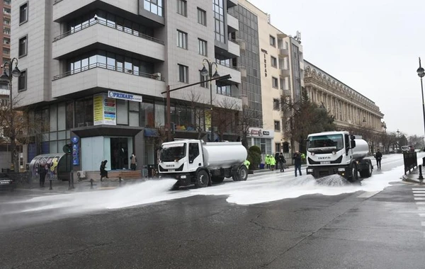 В Баку прошел общегородской субботник - ФОТО