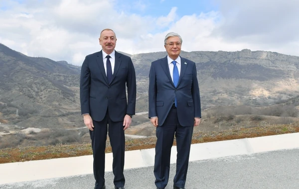 Azərbaycan və Qazaxıstan prezidentləri Şuşaya səfər ediblər - YENİLƏNİB - FOTO