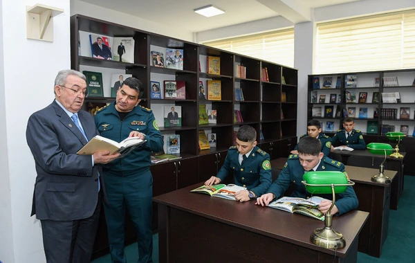 Misir Mərdanov DSX Xüsusi Məktəbinin qonağı olub - FOTO/VİDEO