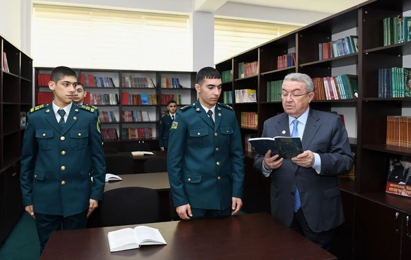 Misir Mərdanov DSX Xüsusi Məktəbinin qonağı olub - FOTO/VİDEO