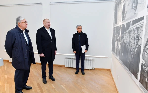 Azərbaycan və Qazaxıstan prezidentləri Şuşaya səfər ediblər - YENİLƏNİB - FOTO