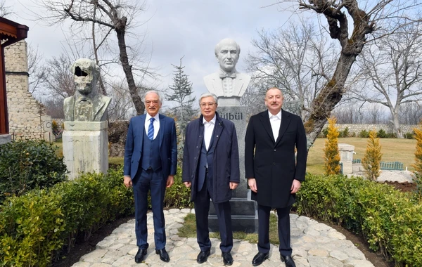 Azərbaycan və Qazaxıstan prezidentləri Şuşaya səfər ediblər - YENİLƏNİB - FOTO