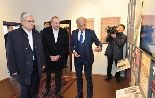 Azərbaycan və Qazaxıstan prezidentləri Şuşaya səfər ediblər - YENİLƏNİB - FOTO