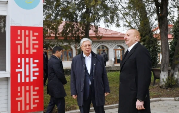 Azərbaycan və Qazaxıstan prezidentləri Şuşaya səfər ediblər - YENİLƏNİB - FOTO