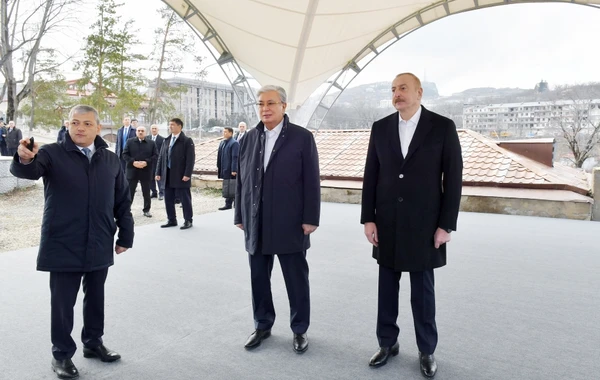 Azərbaycan və Qazaxıstan prezidentləri Şuşaya səfər ediblər - YENİLƏNİB - FOTO