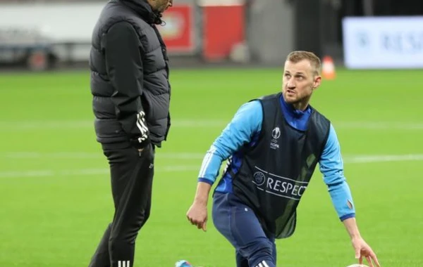 “Qarabağ” “Bayer”lə oyundan əvvəl məşqə çıxıb - FOTO