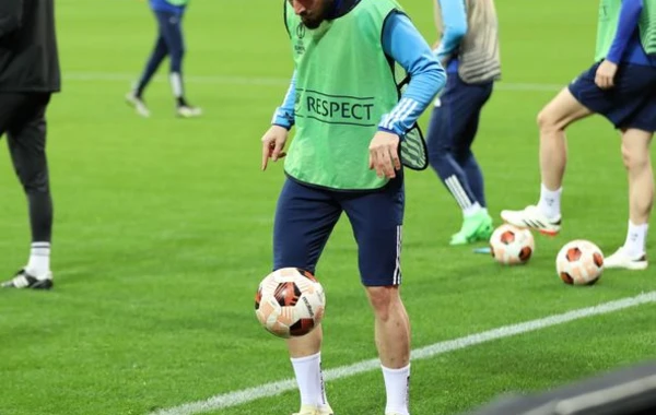 “Qarabağ” “Bayer”lə oyundan əvvəl məşqə çıxıb - FOTO