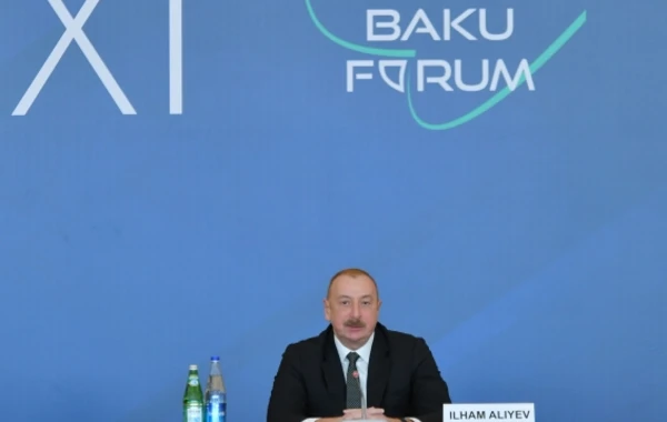 Bakıda XI Qlobal Bakı Forumu işə başlayıb, İlham Əliyev iştirak edib - YENİLƏNİB + FOTO