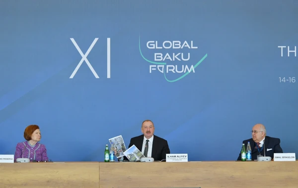 Bakıda XI Qlobal Bakı Forumu işə başlayıb, İlham Əliyev iştirak edib - YENİLƏNİB + FOTO