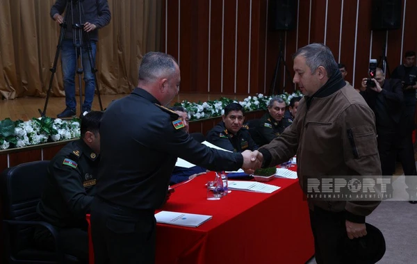 Hərbçilərə yeni mənzillər verilib - FOTO