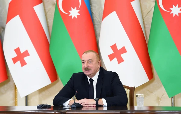 İlham Əliyev və İrakli Kobaxidze mətbuata bəyanatlarla çıxış ediblər - YENİLƏNİB-3 + FOTO/VİDEO