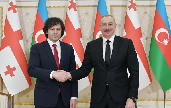 İlham Əliyev və İrakli Kobaxidze mətbuata bəyanatlarla çıxış ediblər - YENİLƏNİB-3 + FOTO/VİDEO