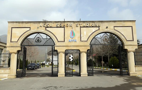 AFFA prezidenti Ağsu şəhər stadionuna baxış keçirib - FOTO