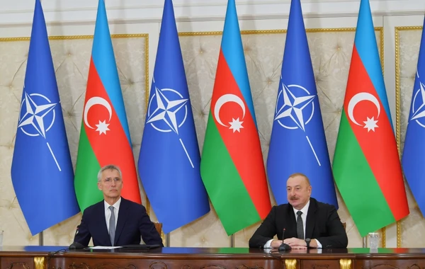 Azərbaycan Prezidenti və NATO baş katibi mətbuata bəyanatla çıxış ediblər - YENİLƏNİB + FOTO