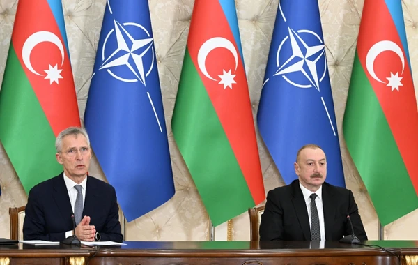 Azərbaycan Prezidenti və NATO baş katibi mətbuata bəyanatla çıxış ediblər - YENİLƏNİB + FOTO