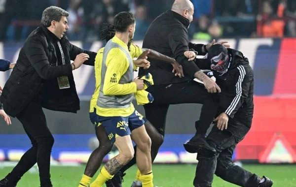 "Trabzonspor" - "Fənərbağça" matçı sonrası baş verənlərə görə 12 nəfər saxlanıldı - FOTO