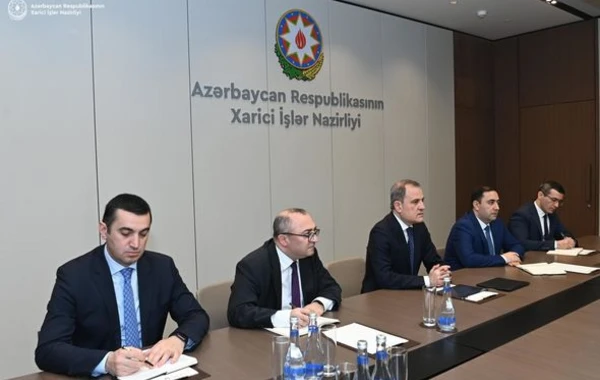 Ceyhun Bayramov ABŞ Dövlət Departamentinin Qafqaz danışıqları üzrə baş müşaviri ilə görüşüb - FOTO
