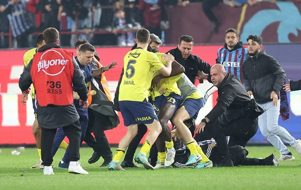 "Trabzonspor" - "Fənərbağça" matçı sonrası baş verənlərlə bağlı TƏFƏRRÜAT - FOTO