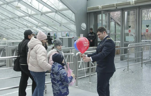 Bakı metrosunda Novruz şənliyi keçirilib - FOTO