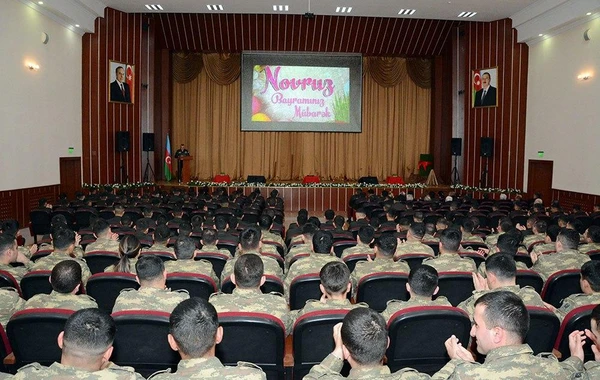 Azərbaycan Ordusu Novruz bayramını qeyd edib - FOTO/VİDEO
