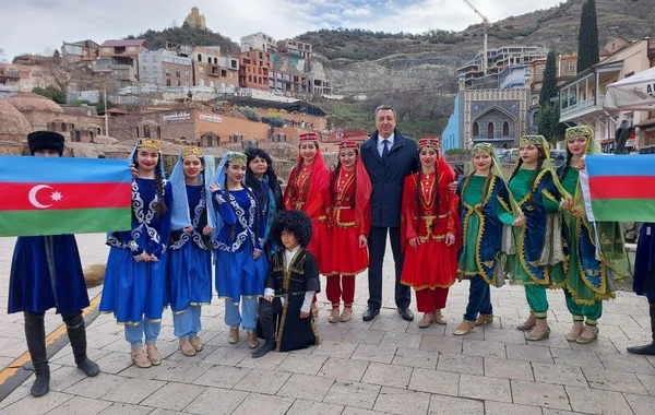 Tbilisidə Novruz bayramı təntənəli şəkildə qeyd olunub - FOTO