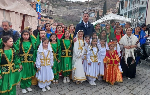 Tbilisidə Novruz bayramı təntənəli şəkildə qeyd olunub - FOTO