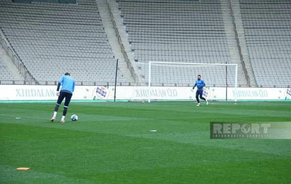 Azərbaycan millisinin Tofiq Bəhramov adına Respublika stadionunda açıq məşqi keçirildi - FOTO
