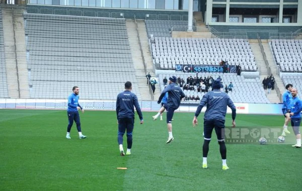 Azərbaycan millisinin Tofiq Bəhramov adına Respublika stadionunda açıq məşqi keçirildi - FOTO