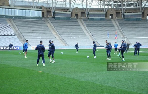 Azərbaycan millisinin Tofiq Bəhramov adına Respublika stadionunda açıq məşqi keçirildi - FOTO