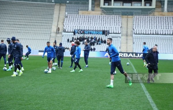 Azərbaycan millisinin Tofiq Bəhramov adına Respublika stadionunda açıq məşqi keçirildi - FOTO