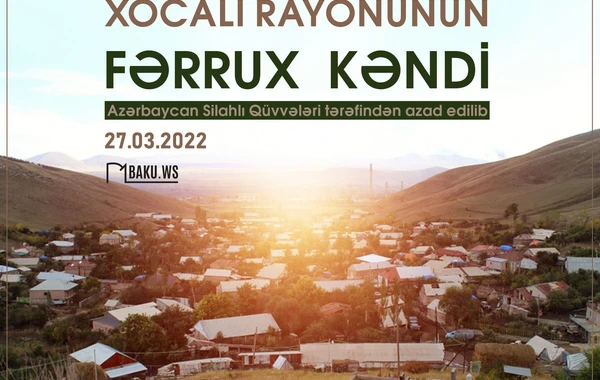 Fərrux yüksəkliklərində keçirilən antiterror əməliyyatından iki il ötür