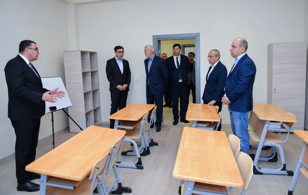 Avropa çempionatında yüksək nəticələr qazanan Azərbaycan güləşçiləri ilə görüş keçirilib - FOTO