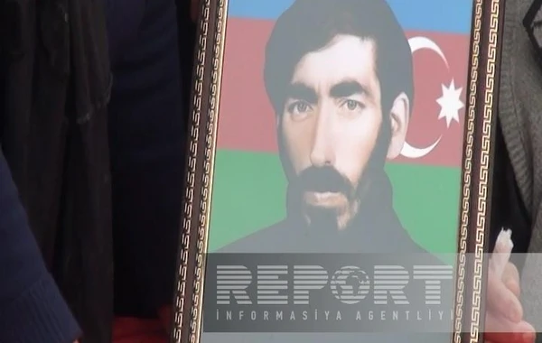 Xocalıda qalıqları aşkarlanan iki nəfərlə vida mərasimi keçirilib - FOTO