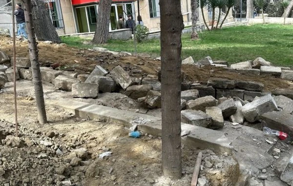 Bakıda yaşıllıq ərazinin məhv edilməsi ilə bağlı yayılan iddialara CAVAB - YENİLƏNİB + FOTO
