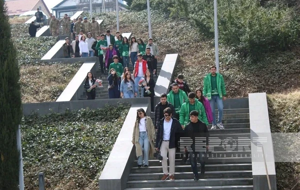 Quba Soyqırımı Memorial Kompleksi ziyarət olunur - FOTO