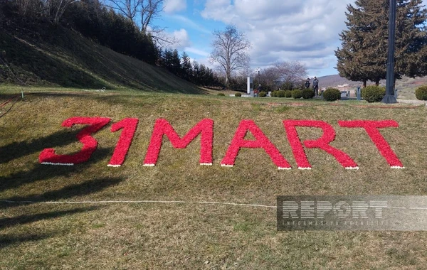 Quba Soyqırımı Memorial Kompleksi ziyarət olunur - FOTO