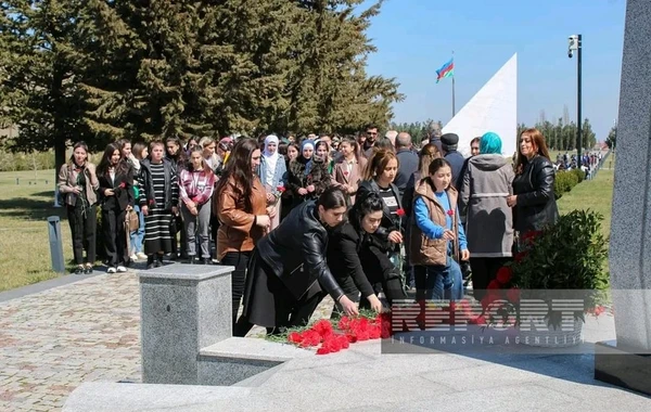 Quba Soyqırımı Memorial Kompleksi ziyarət olunur - FOTO