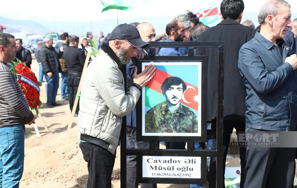 Xocalıda qalıqları aşkarlanan 7 nəfərin dəfn mərasimi keçirilib - YENİLƏNİB - FOTO/VİDEO