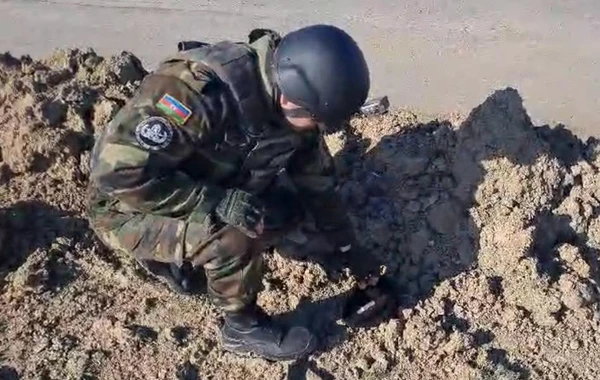 Güzdək qəsəbəsində sursat aşkarlanıb - FOTO/VİDEO